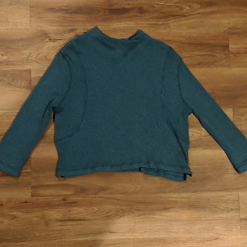 Navy Crop Sweater